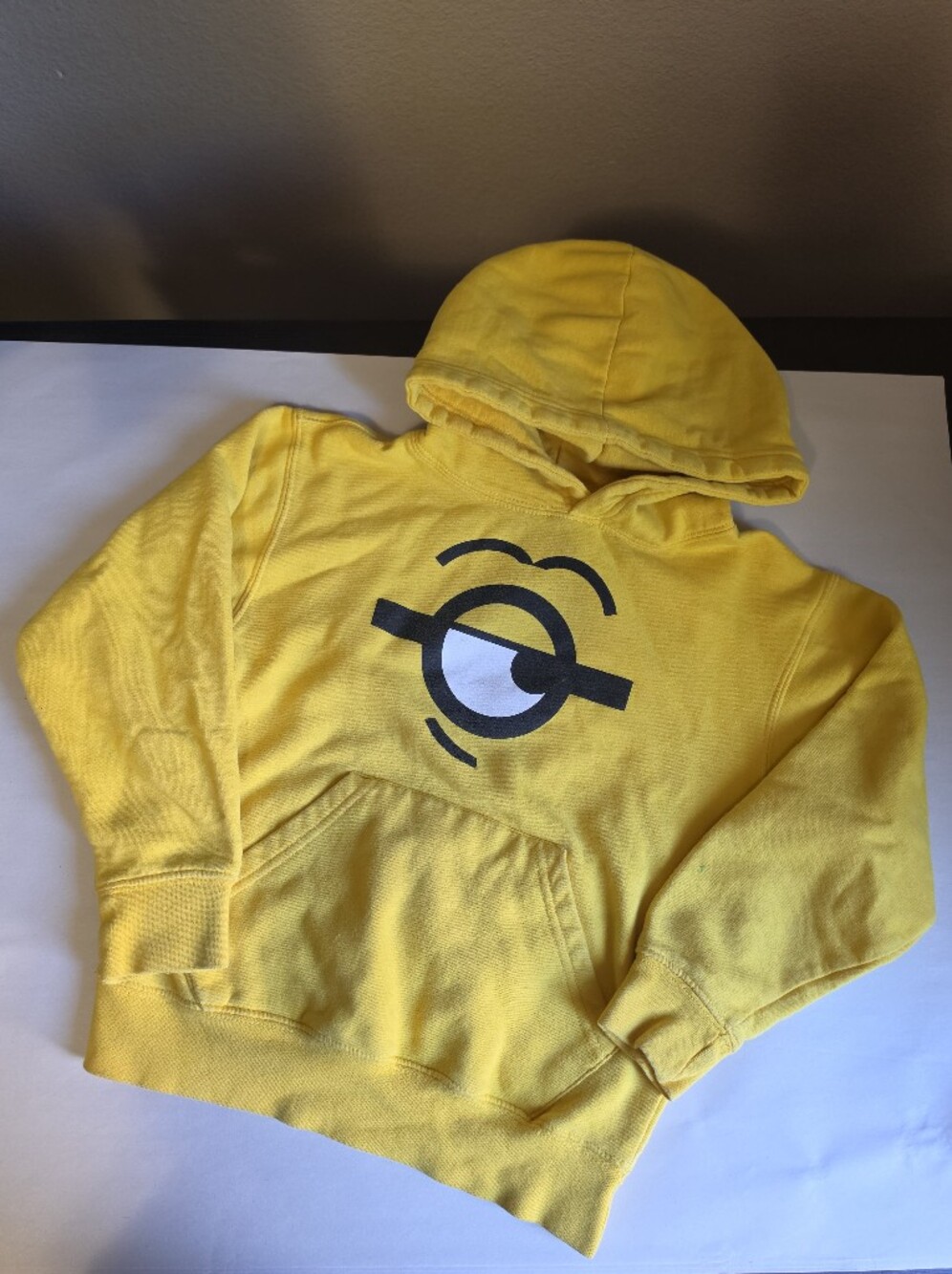 Universal Bright Yellow Minions Kids Pullover Hoodie